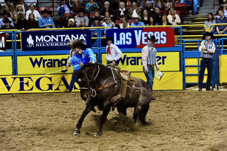 Tuf Cooper at the National Finals Rodeo.