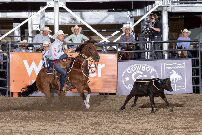 Shane Hanchey ropes in the 2023 utah days of '47 gold medal round