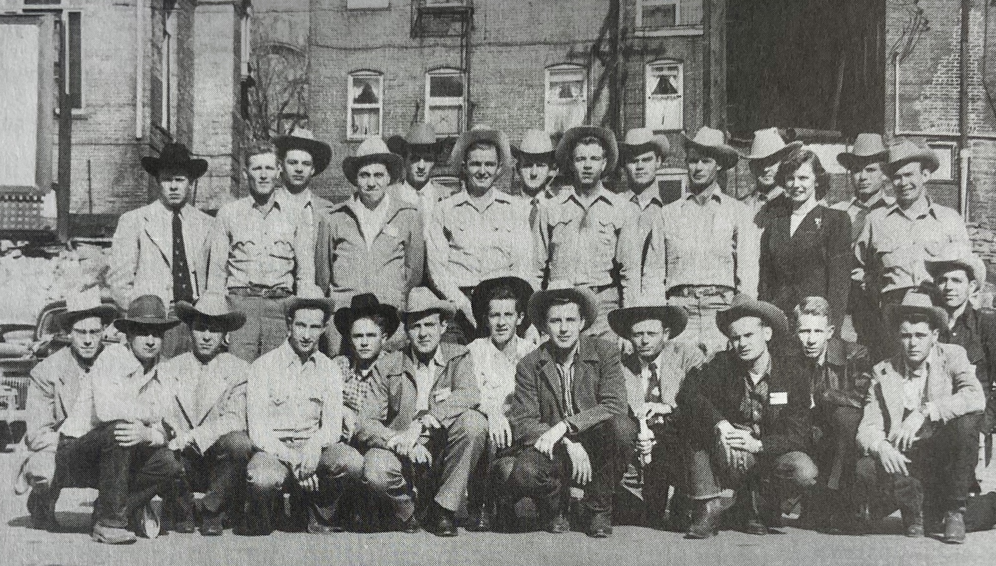 In April of 1949 in Denver, Colorado, Eldon Dudley was one of the delegates who attended the first National Intercollegiate Rodeo Association Convention ever held. The first College National Finals Rodeo was held that fall at the Cow Palace in San Francisco.
NIRA Courtesy Photo