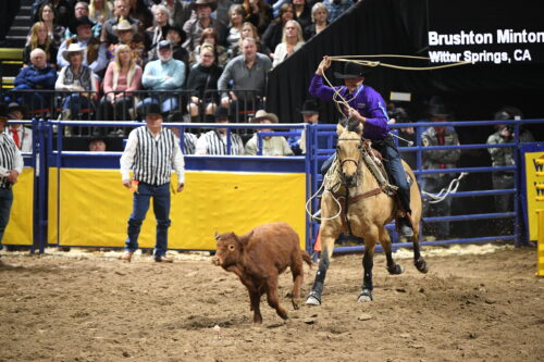 Although a bobble in Round 1 kept Brushton Minton and Peso out of the money, Minton is prepared to rebound for the remainder of the event.