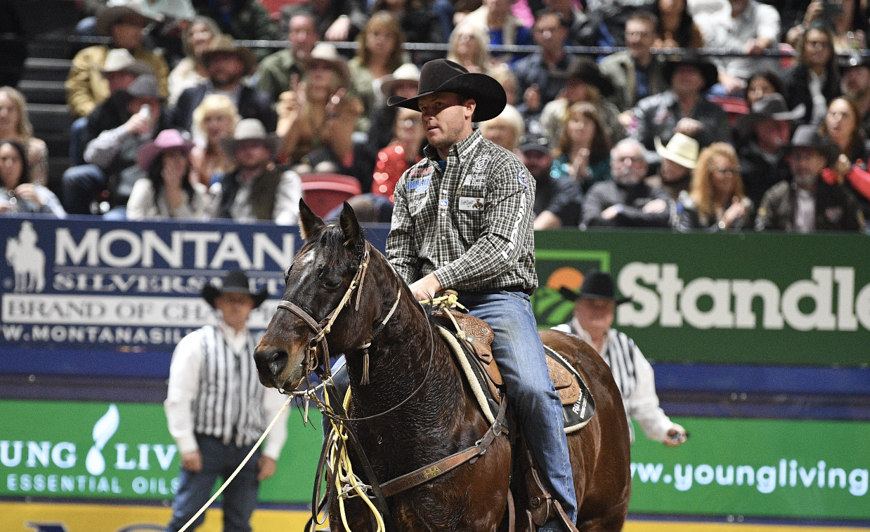 Caleb Smidt won three go-rounds in his finals NFR to finish No. 4 in the world.
