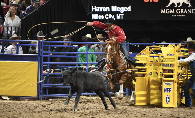Haven Meged moved from No. 3 to No. 2 in the world standings with eight go-rounds to go.