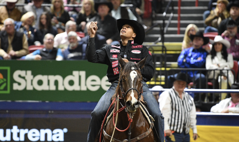 Shad Mayfield cashes his first check of the 2023 NFR with a Round 4 win.
