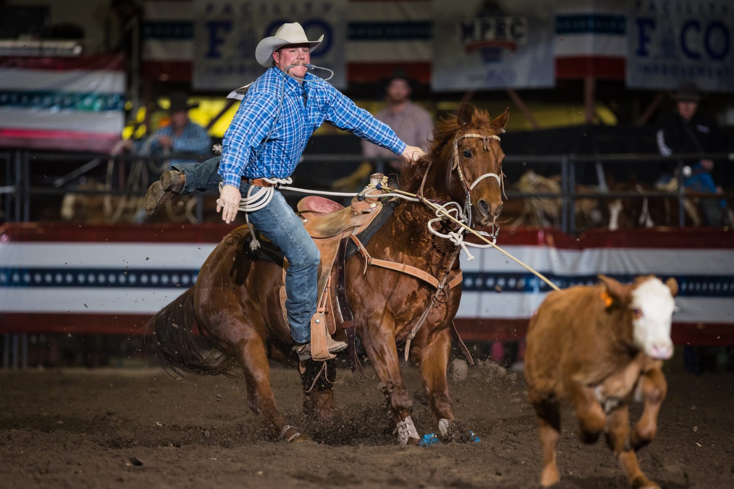 Ben Ayre is the poster boy for ProRodeo circuit action—holding down a handful of jobs while finding time to rodeo.