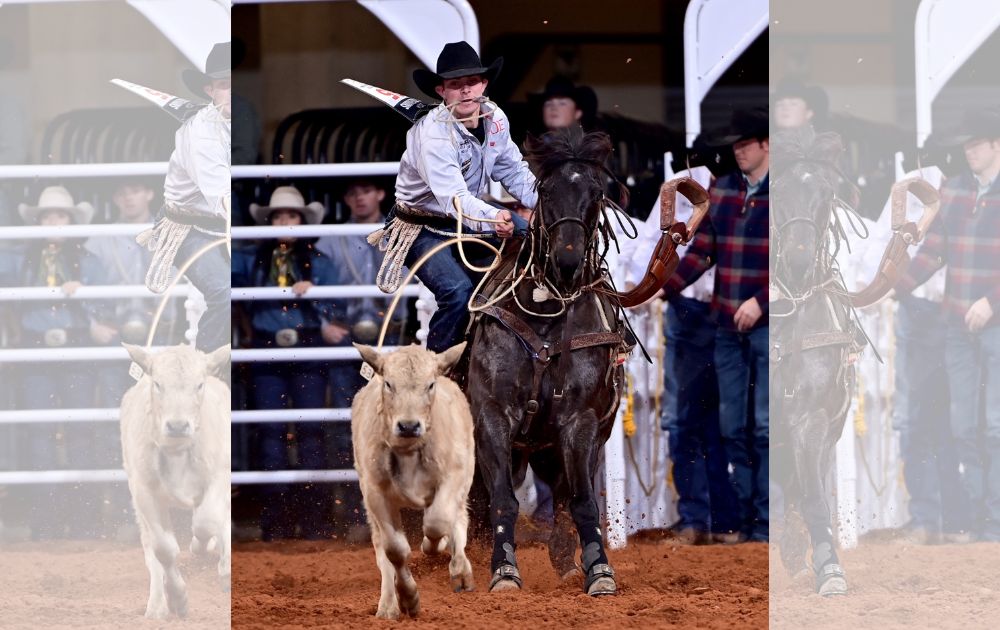 Cole Clemons advanced to the Fort Worth Stock Show & Rodeo Semifinals from Bracket 4 of competition.
