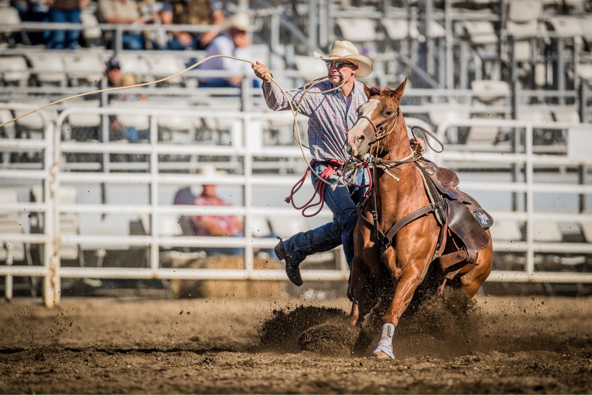 No. 1 Rookie Roper Bryce Derrer Debuts in Top 20 in PRCA