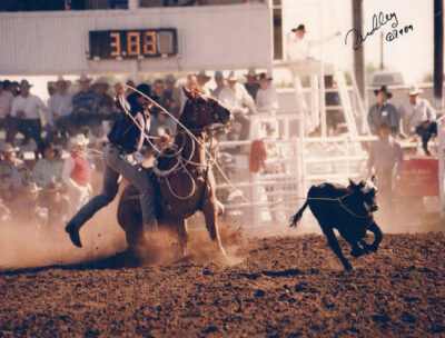 World Champion Calf Roper Joe Beaver and Pistol's Pat