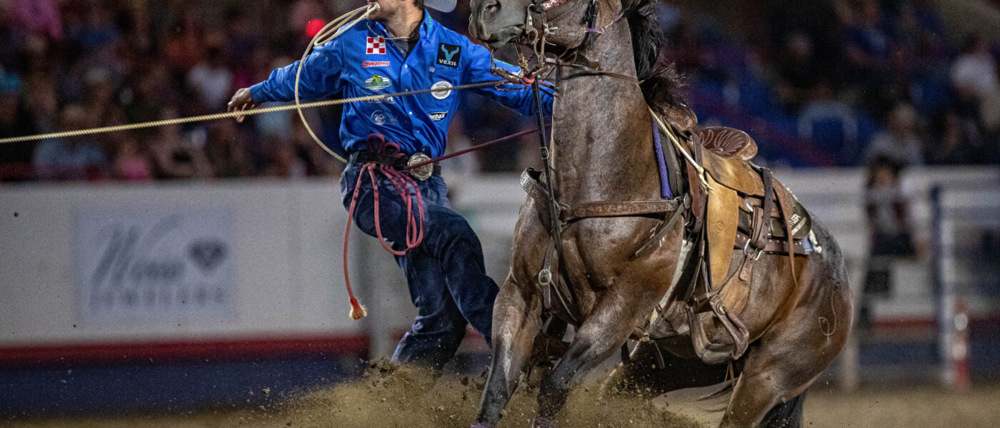 Kincade Henry and Mario at the 2024 Greeley Stampede.