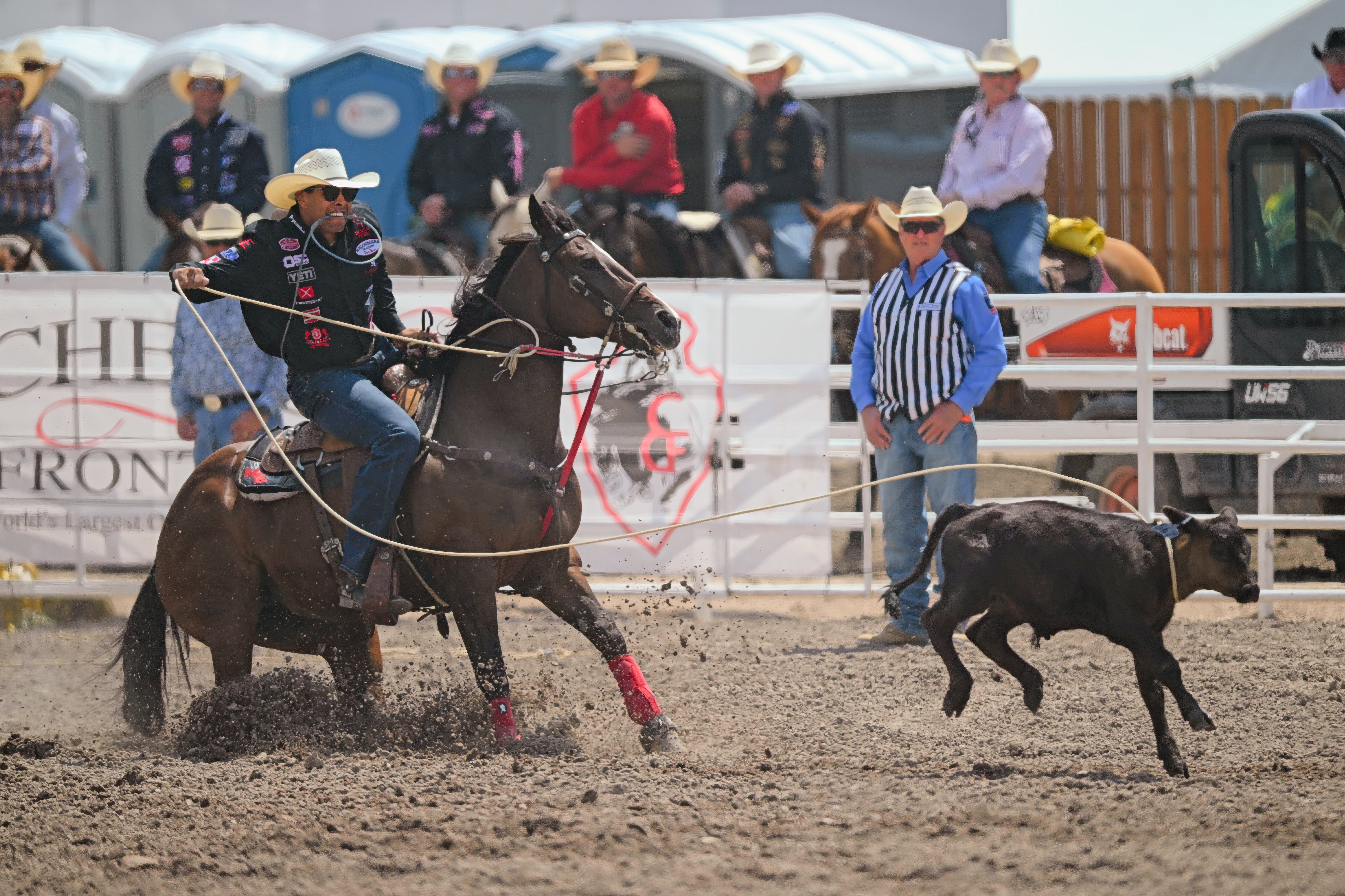 Shad Mayfield went faster each time he set foot in the arena at Cheyenne Frontier Days, eventually winning his first-ever title.