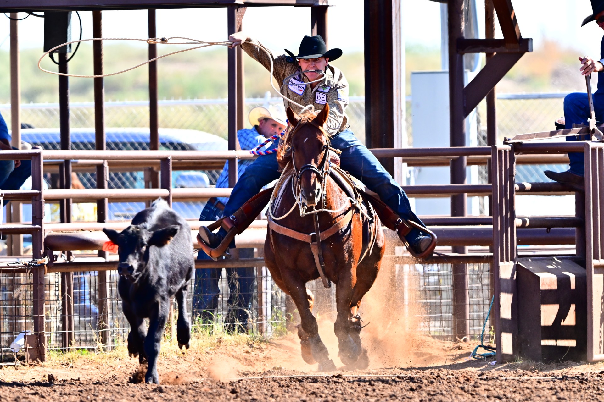 Tom Crouse takes the Cinch Roping Fiesta win | Photo by Jennings Photography