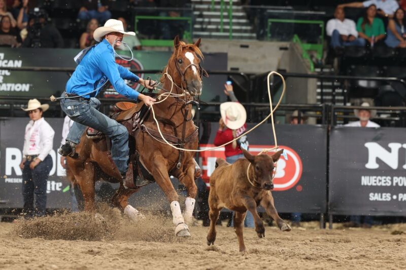 Cruz Melanson winning the CEAT Division Youth Showcase with a 9.75-second run.
