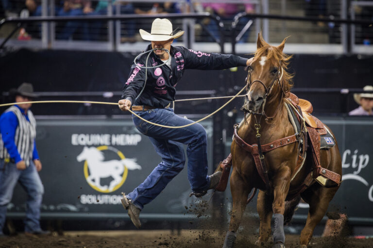 Blane Cox aboard Gurty at Sioux Falls in 2023.
