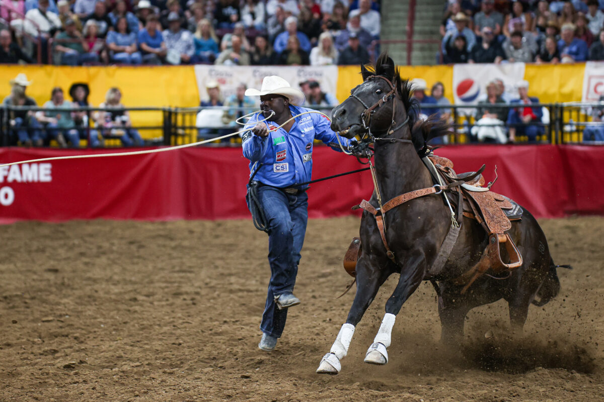 John Douch at the 2025 Snake River Stampede in Nampa.