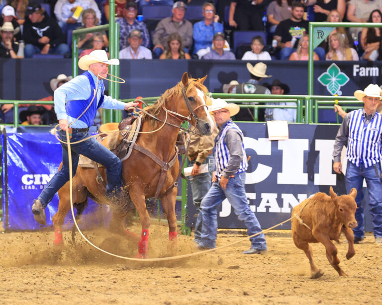 Blake Tatham CNFR tie-down roping
