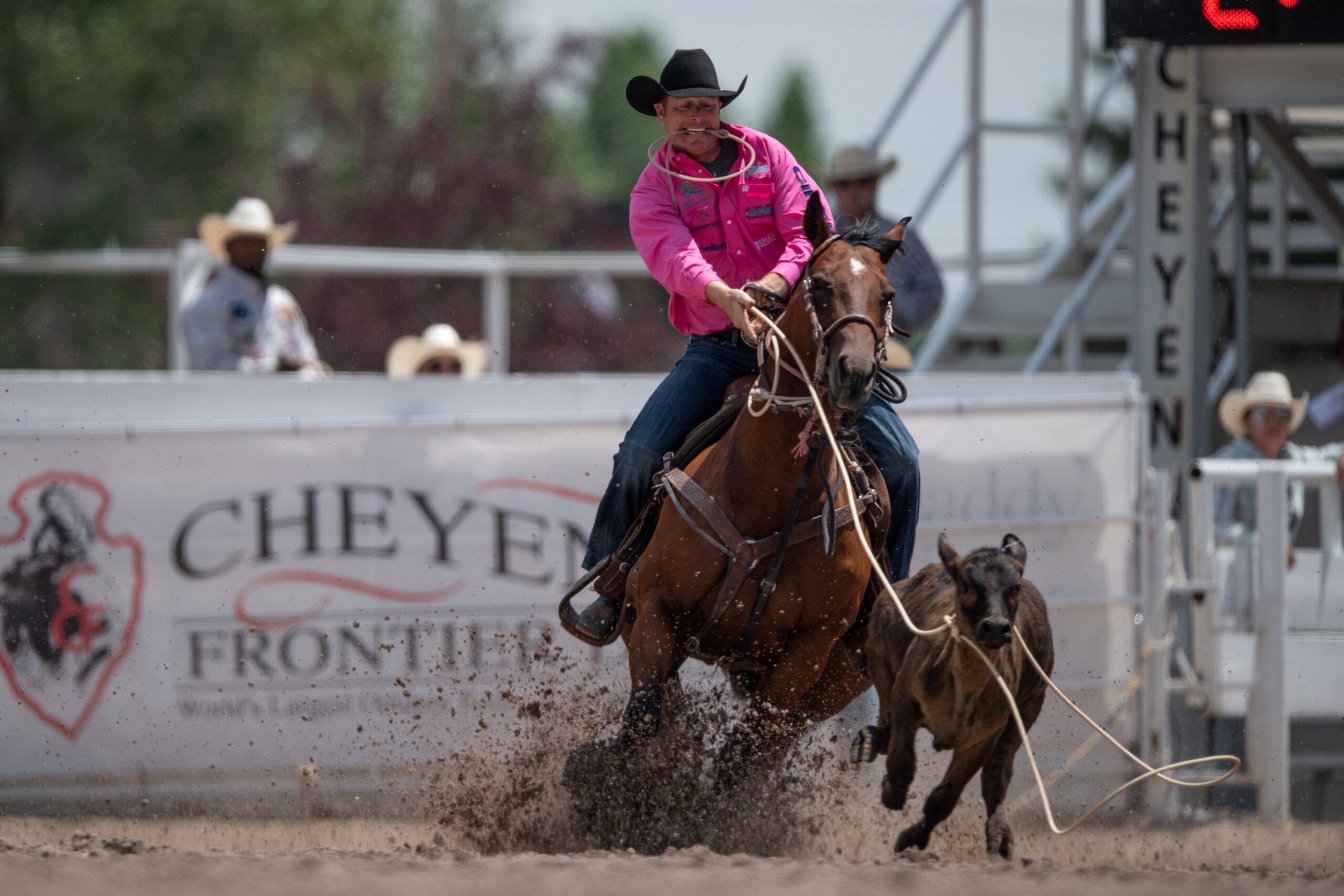 Tyson Durfey Cheyenne Frontier Days roping