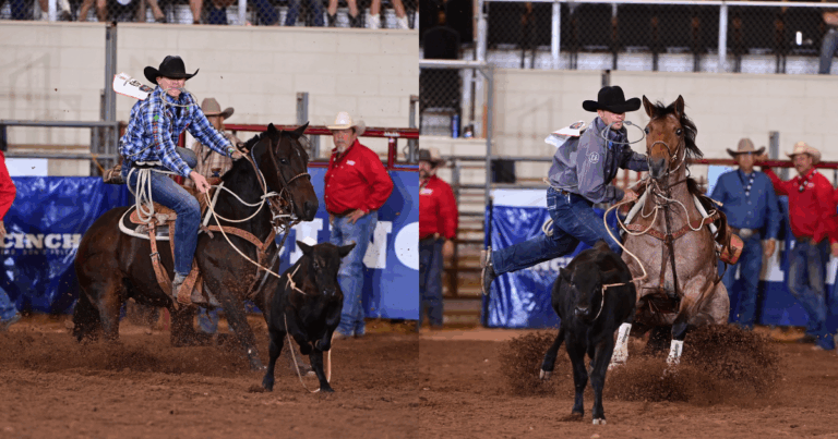 Blane Cox and Marty Yates at the 2025 Texas Circuit Finals.