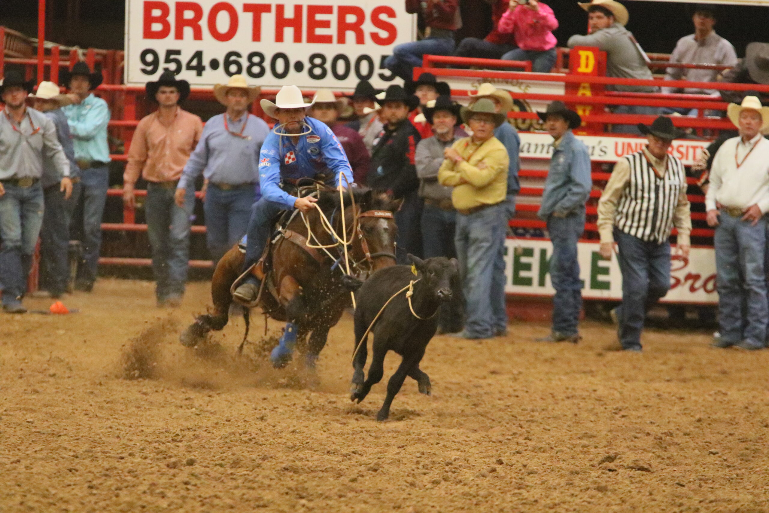 Macon Murphy aboard Julian at the Southeastern Circuit Finals.