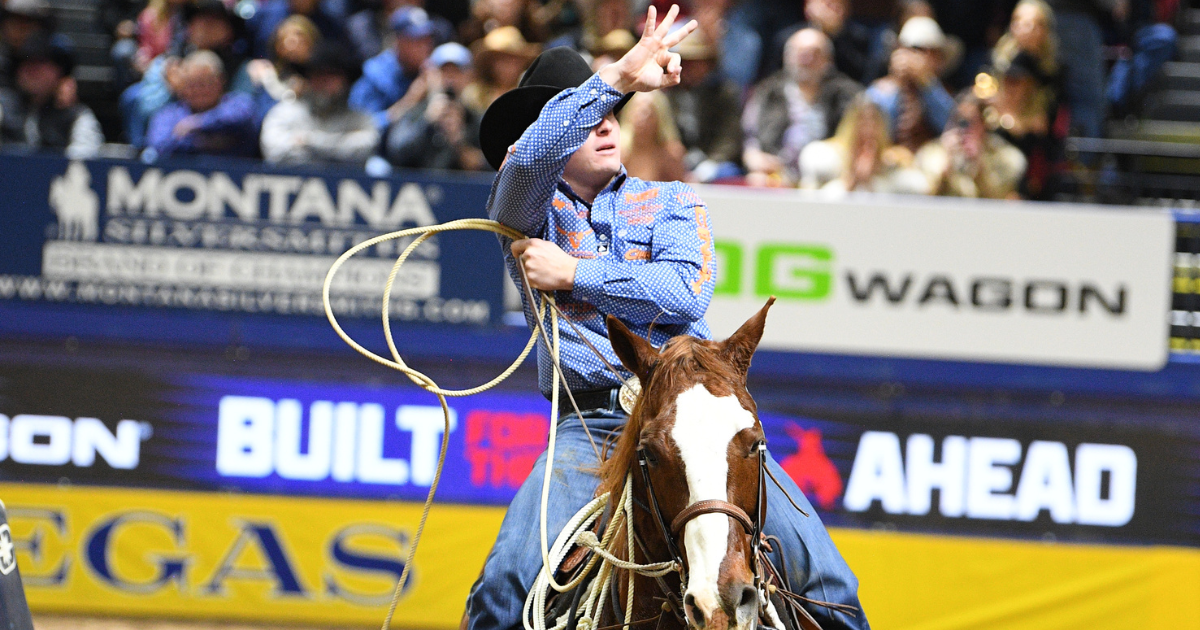 Riley Webb celebrating his third world title.