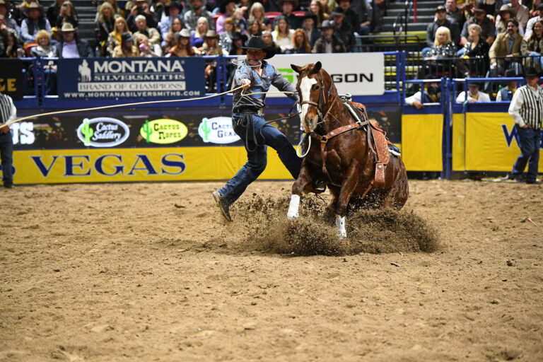 Riley Webb and Marked Up Cat winning Round 3 of the 2025 NFR