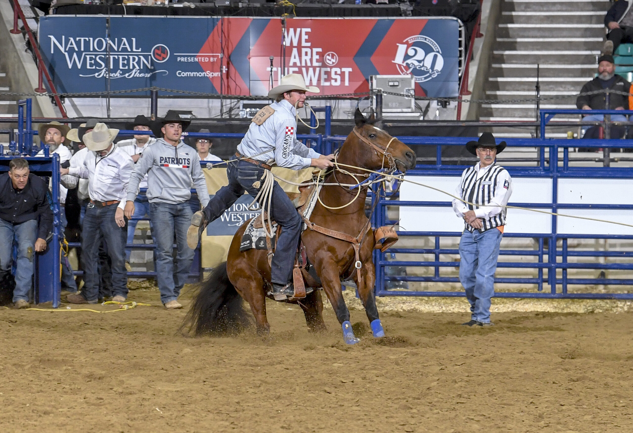 Dylan Hancock and Earl at the National Western Stock Show & Rodeo.