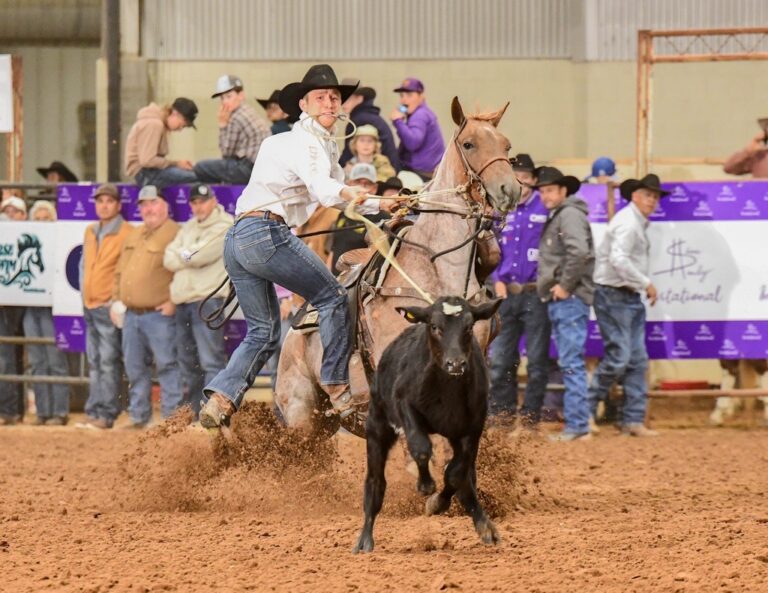 Joel Braden Harris on Dont Quote Me owned by Bailey and Tia Moore at the 2026 Shane Hanchey Invitational.