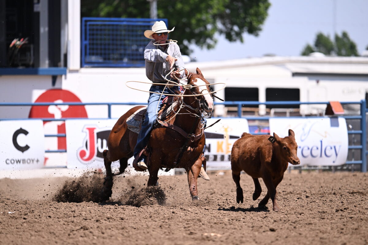 Colton Suther at the 2026 Greeley Stampede.
