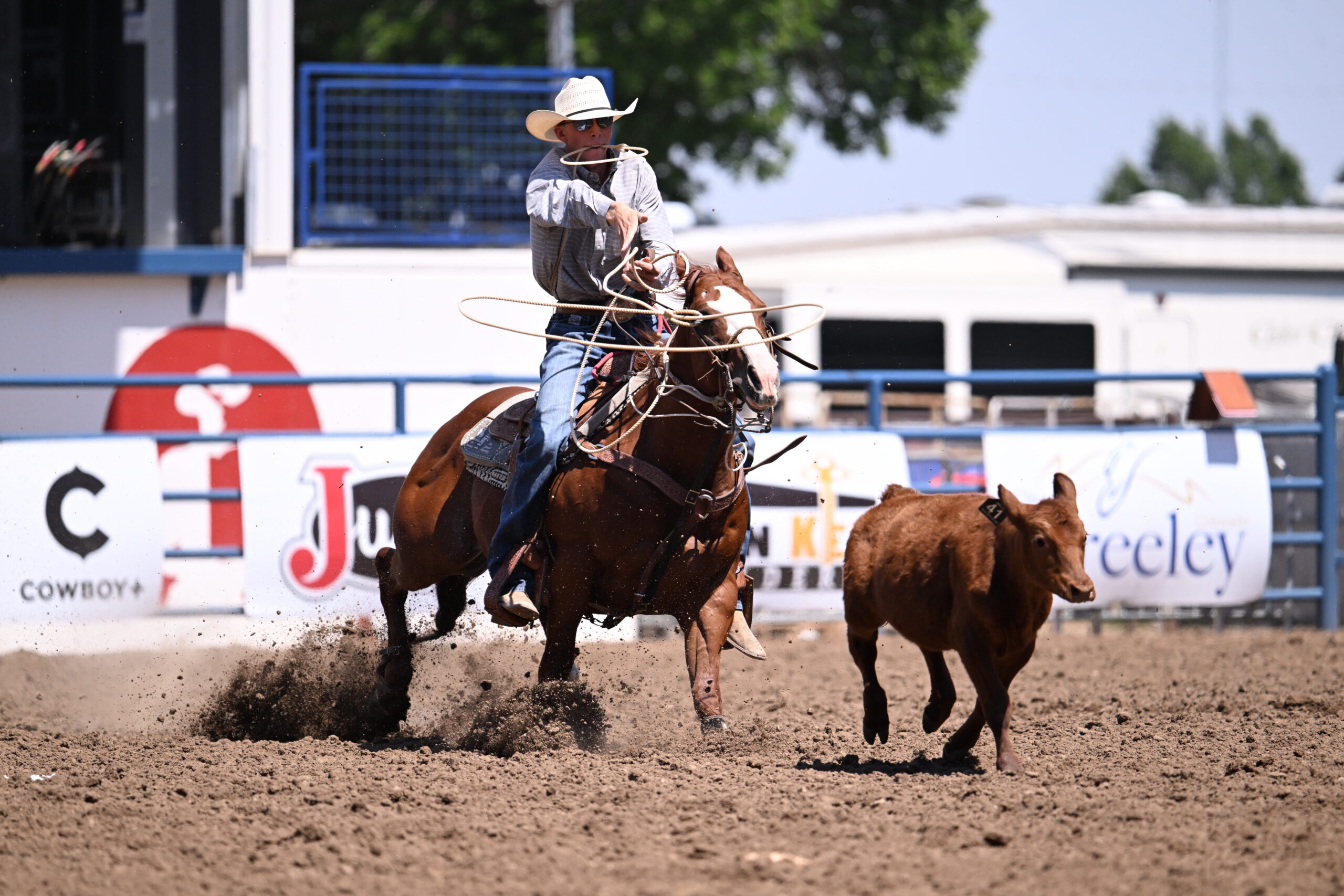 Colton Suther at the 2026 Greeley Stampede.