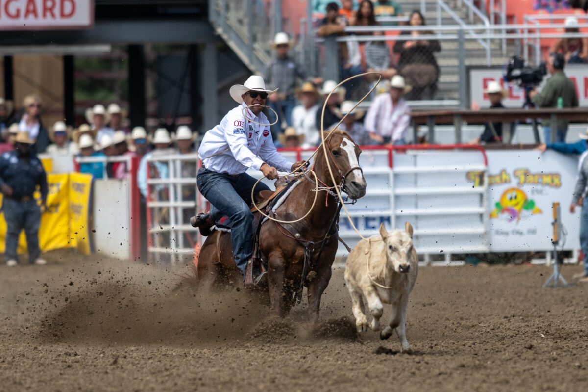 Shad Mayfield and Tootsie Pop winning Salinas.